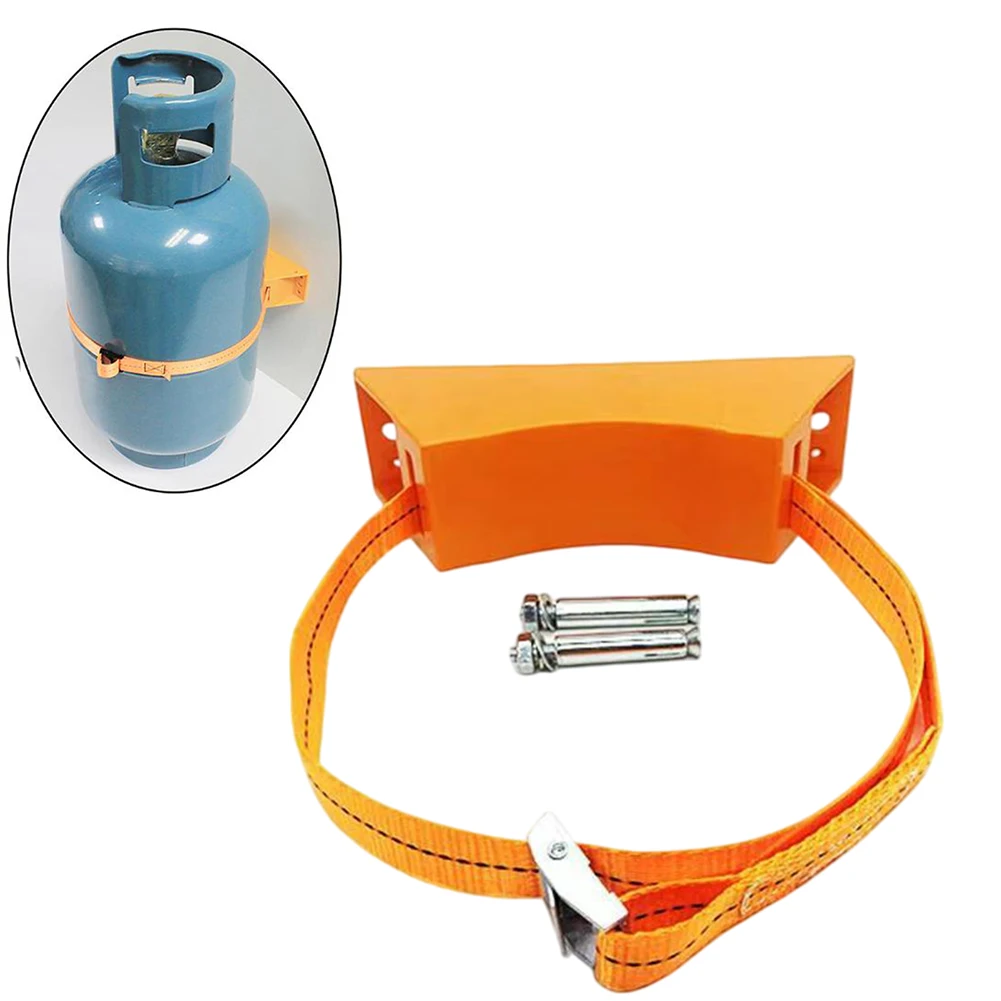 Tank Bracket Gas Cylinder Holder For Camping For Travel Flame Retardant ABS Supports 5KG Cylinder For Caravan For RV