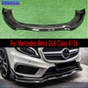 Für Mercedes Benz GLA Klasse X156 GLA45 Carbon Faser Auto Frontschürze Lippe Front lip Diffusor Vorderen Kinn Spoiler Körper Kit 1