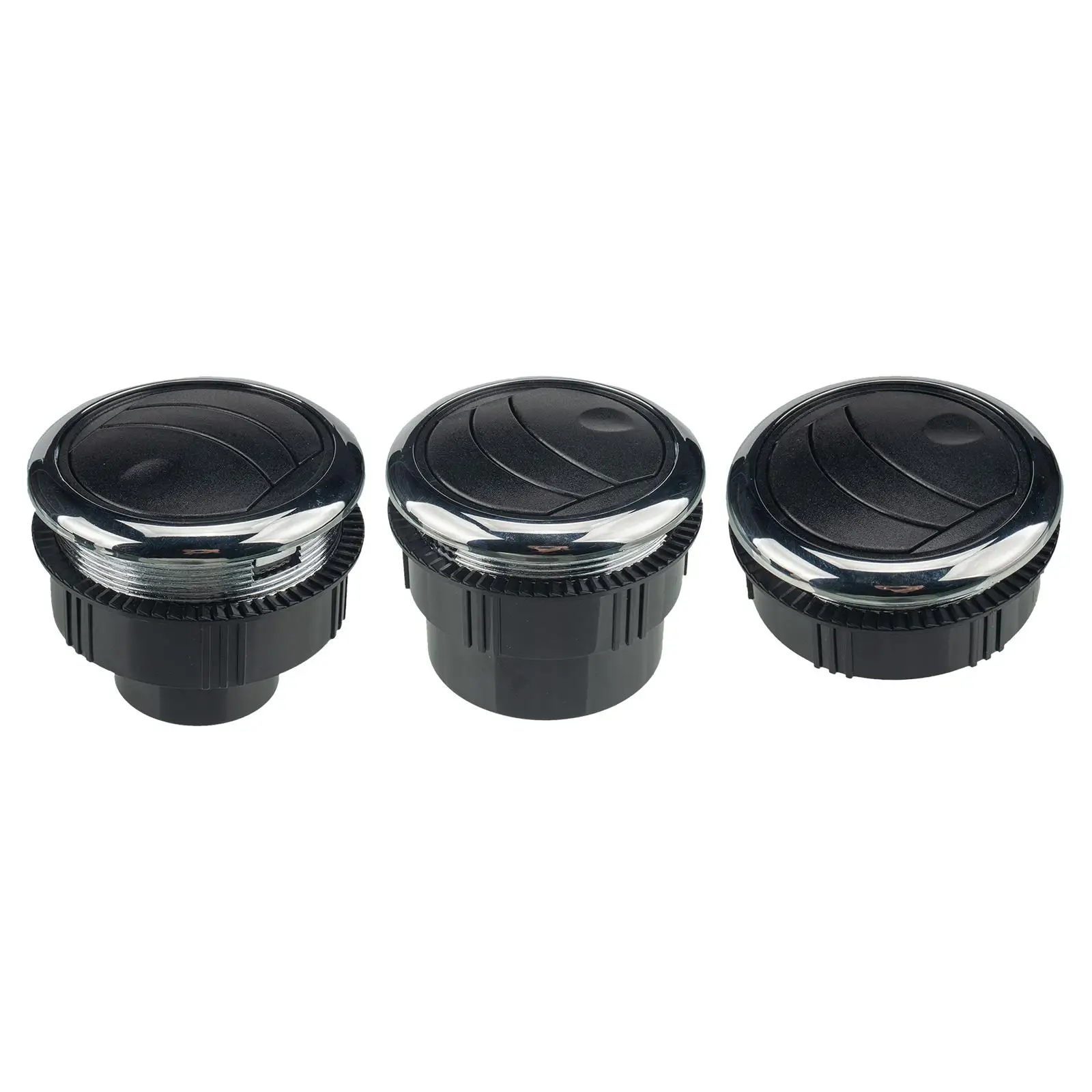 5mm Round Electroplated Dashboard Conditioning Air Outlet Knob/ Type Deflector Ventilation Outlet for Car /C