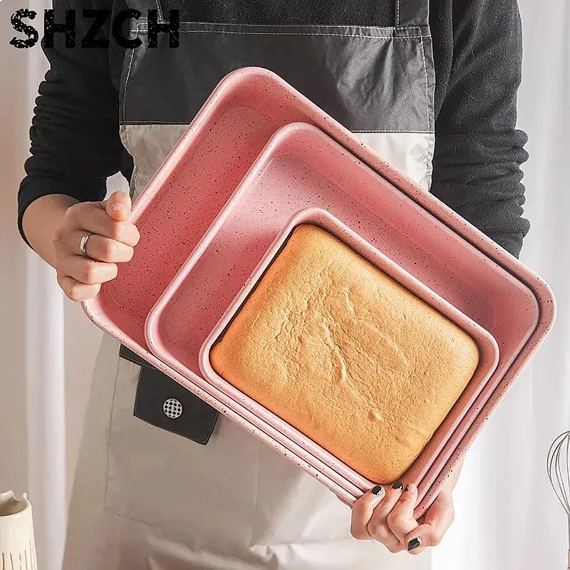 Non-Stick Baking Tray 9 11 13 Inch Multi-Function Pastry Mold Dessert Pan Kitchenware