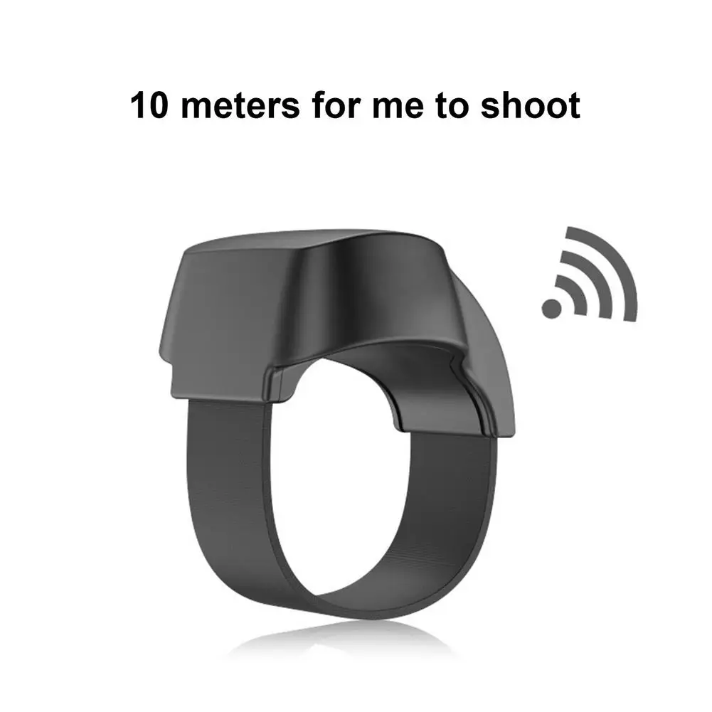 

Anti-shake Finger Ring Wearable Bluetooth 5.1Remote Control Selfie Bracelet Selfie Device Smartphone Wireless Remote Controller