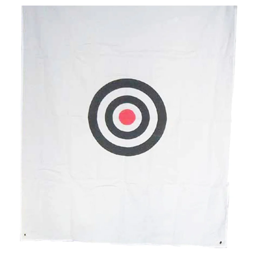 

Golf Target Chipping Net Swing Cloth Professional Indoor Canvas Hanging with Ball Targeting Office Kit Practicing