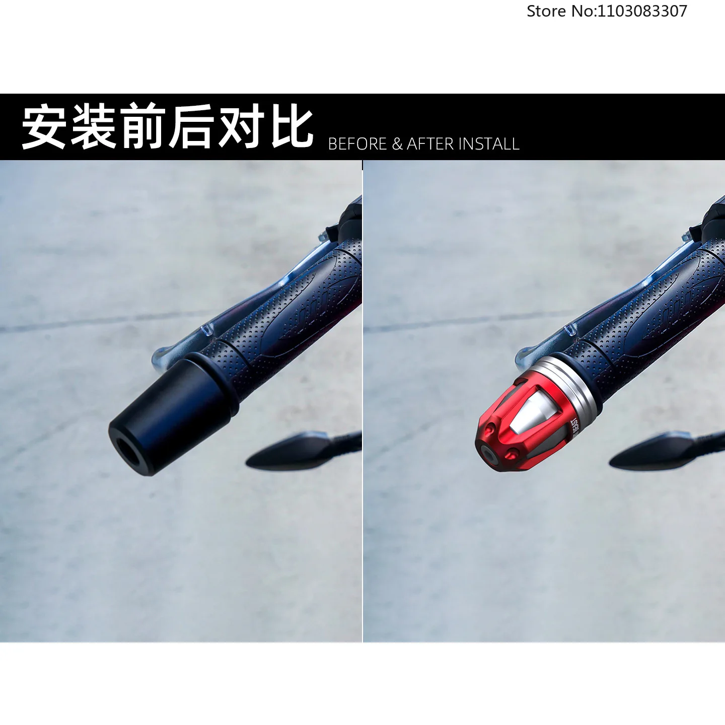 Spirit Beast Stainless Steel Handlebar End Plugs & Weights for Benelli Motorcycle Bar End Balancer Covers High Quality