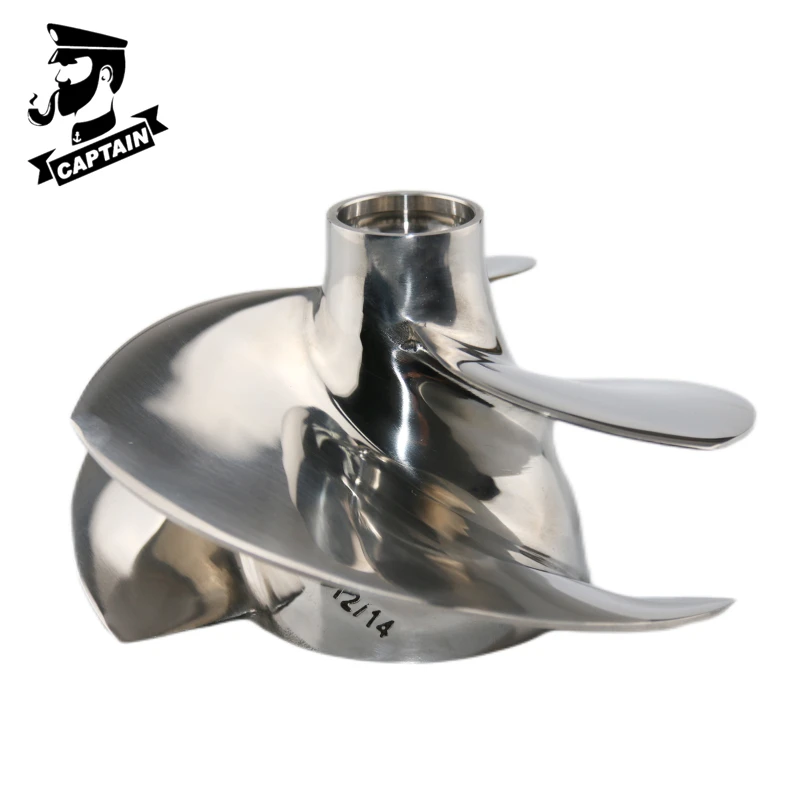 Captain Jet Ski Impeller Accessories SK-12/14 Suitable for Jet Ski Seadoo SPARK TRIXX 267000948 3 Blades Polished Watercraft