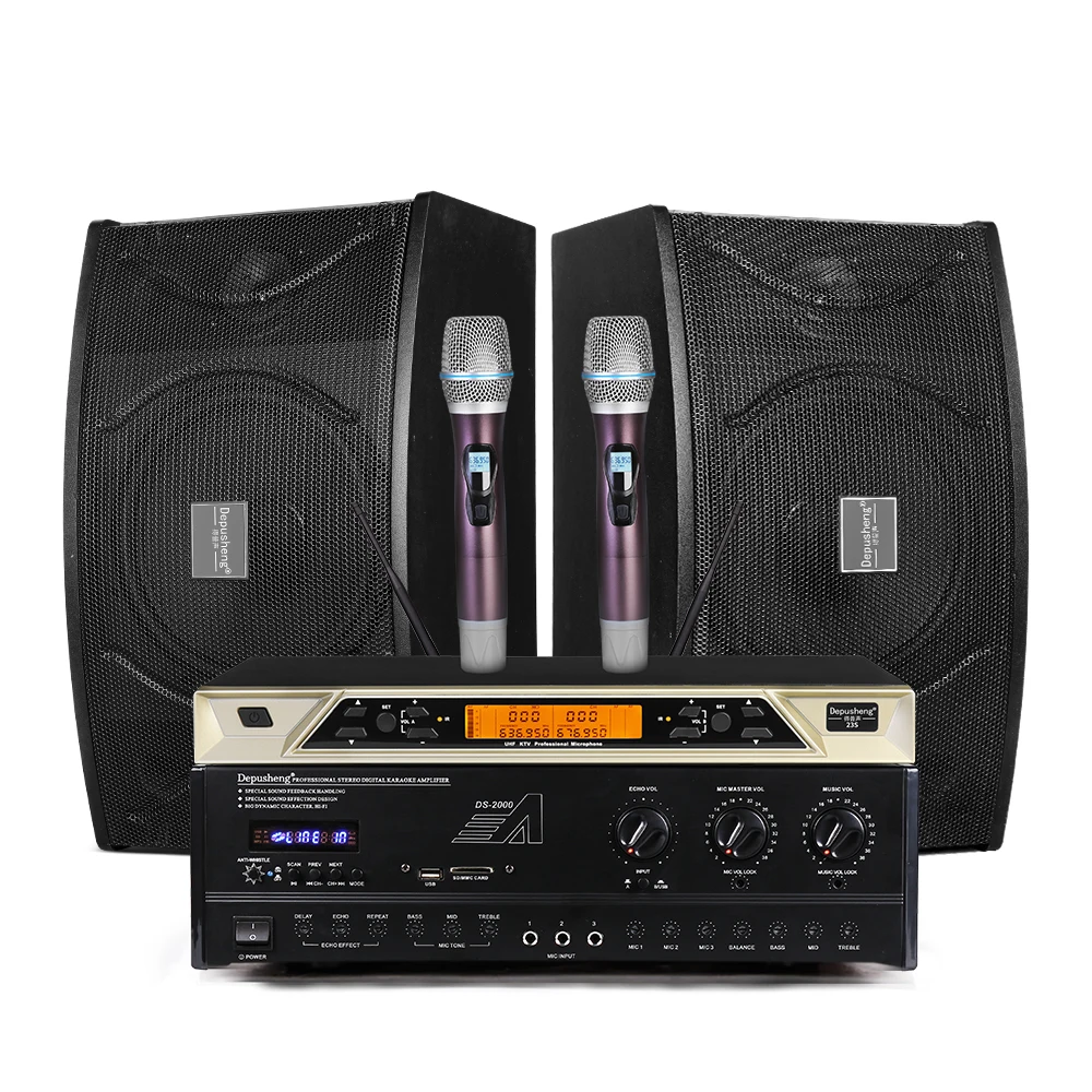 D100 10 Inch Speaker Wireless mic Sound Equipment/Amplifiers/Speakers For dj Stage home theater sound system speaker