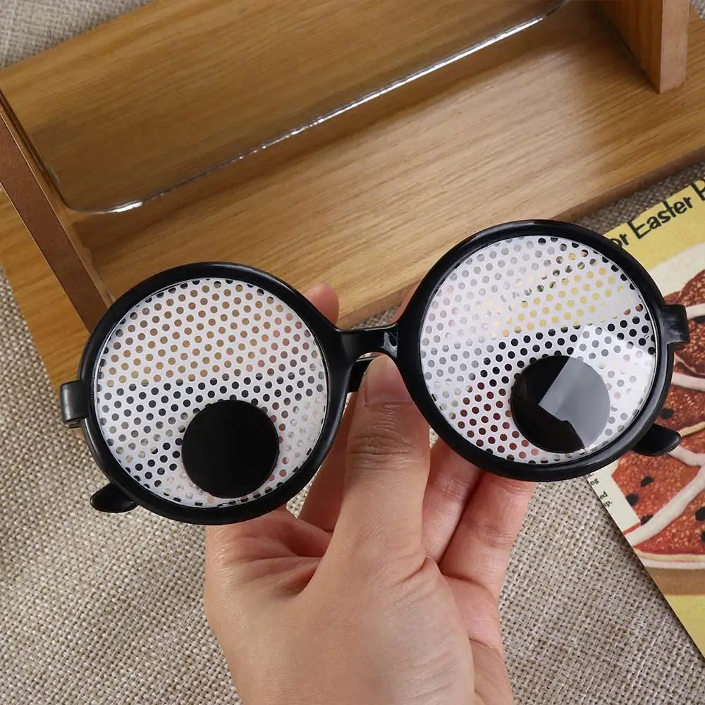 

Novelty Funny Rotatable Eyeball Glasses Visible Prank Trick Eyeball Eyeglasses Cool Eyewear Party Glasses Children