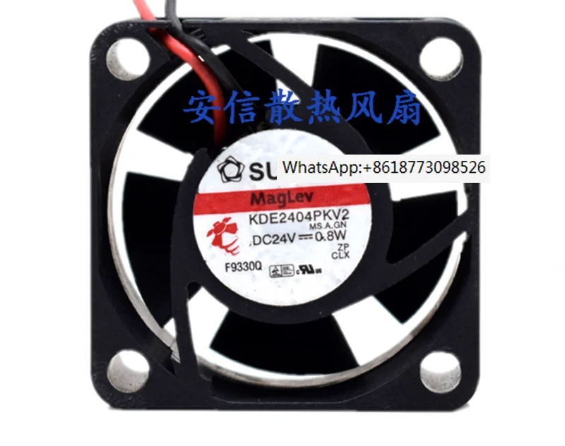 

2PCS KDE2404PKV2 Jianzhuan SUNON 4CM cm 4020 24V 0.8W ultra silent frequency converter fan