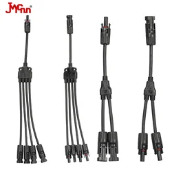 1Pairs Solar Connector Solar Panel Cable Branch Connector Solar panel mc4-Y outdoor IP67 waterproof male and female 1000V30A