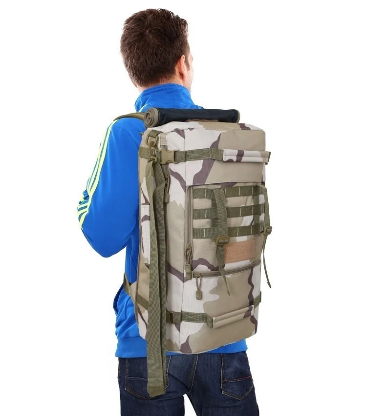 50L Taktische Militärische Rucksack Männlichen Outdoor Armee 3p Trekking Rucksack Reise Wandern Männer Camping Jagd Rucksack Molle Assault – Detail 13