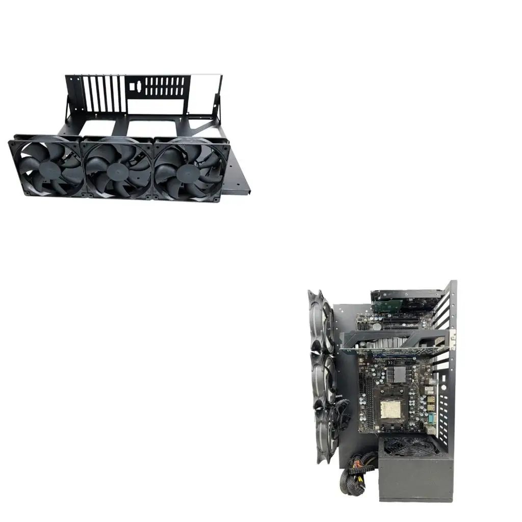  Mining Frame Open Chassis Frame Thickened Motherboard Bracket Fixing Frame Mining Rig Case Frame Computer Cases Towers