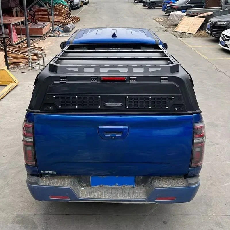 Canopy Truck Camper Hard Top Harf-height 3 Doors Custom Universal Flat Deck Waterproof Locking Tailbox for Great