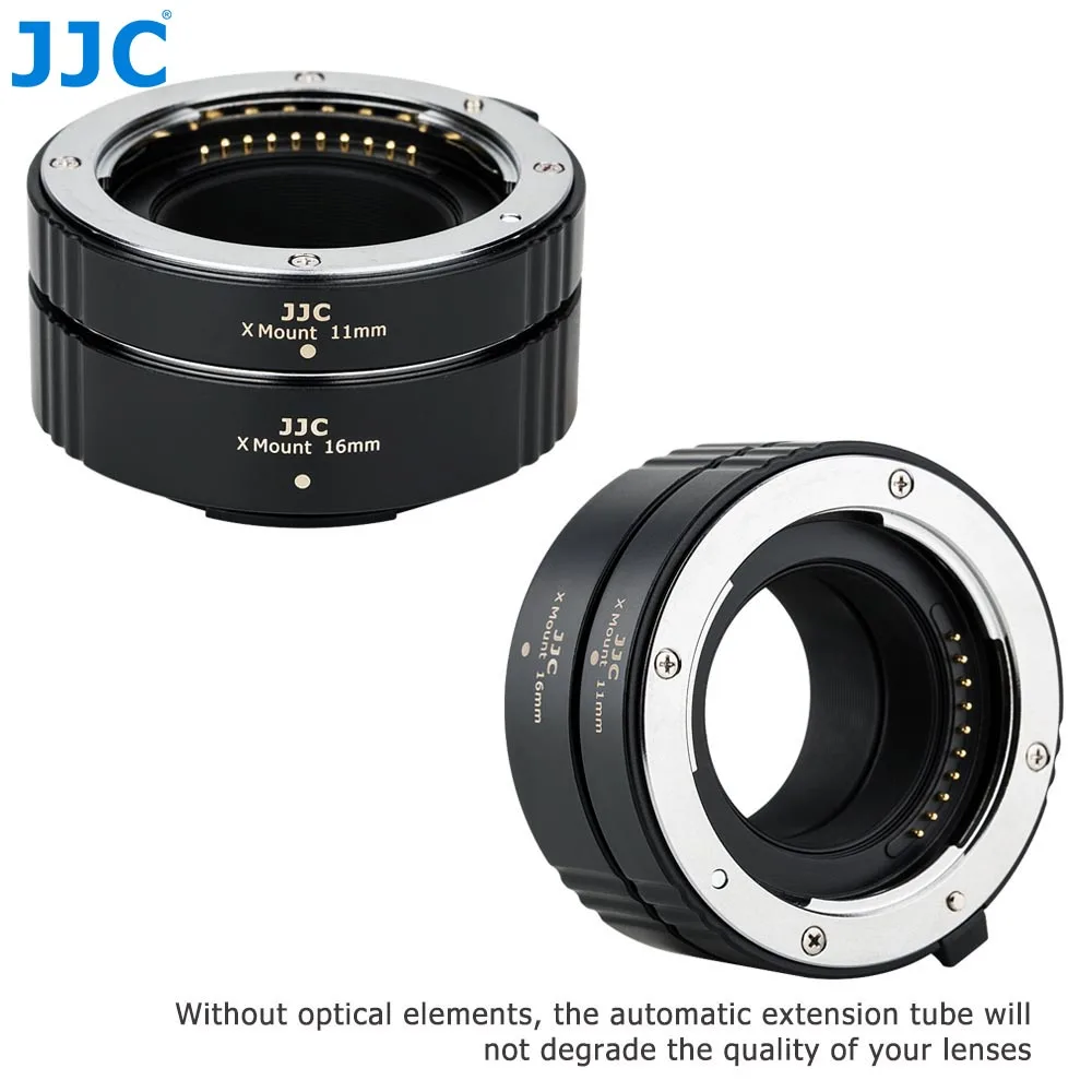 JJC X Mount Macro Extension Tube Kit Close Up Auto Focus Adapter Ring for Fujifilm X-S20 XT5 XT4 XT3 XT30II XT30 X-H2 X-H2S X-E4