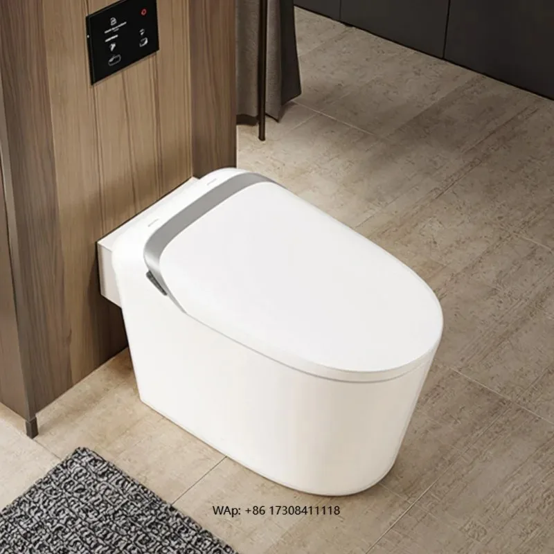 

S037 Auto Sensor Flush Electric Bathroom One Piece Intelligent Wc Commode Toilet Bowl Smart Toilet With APP Control