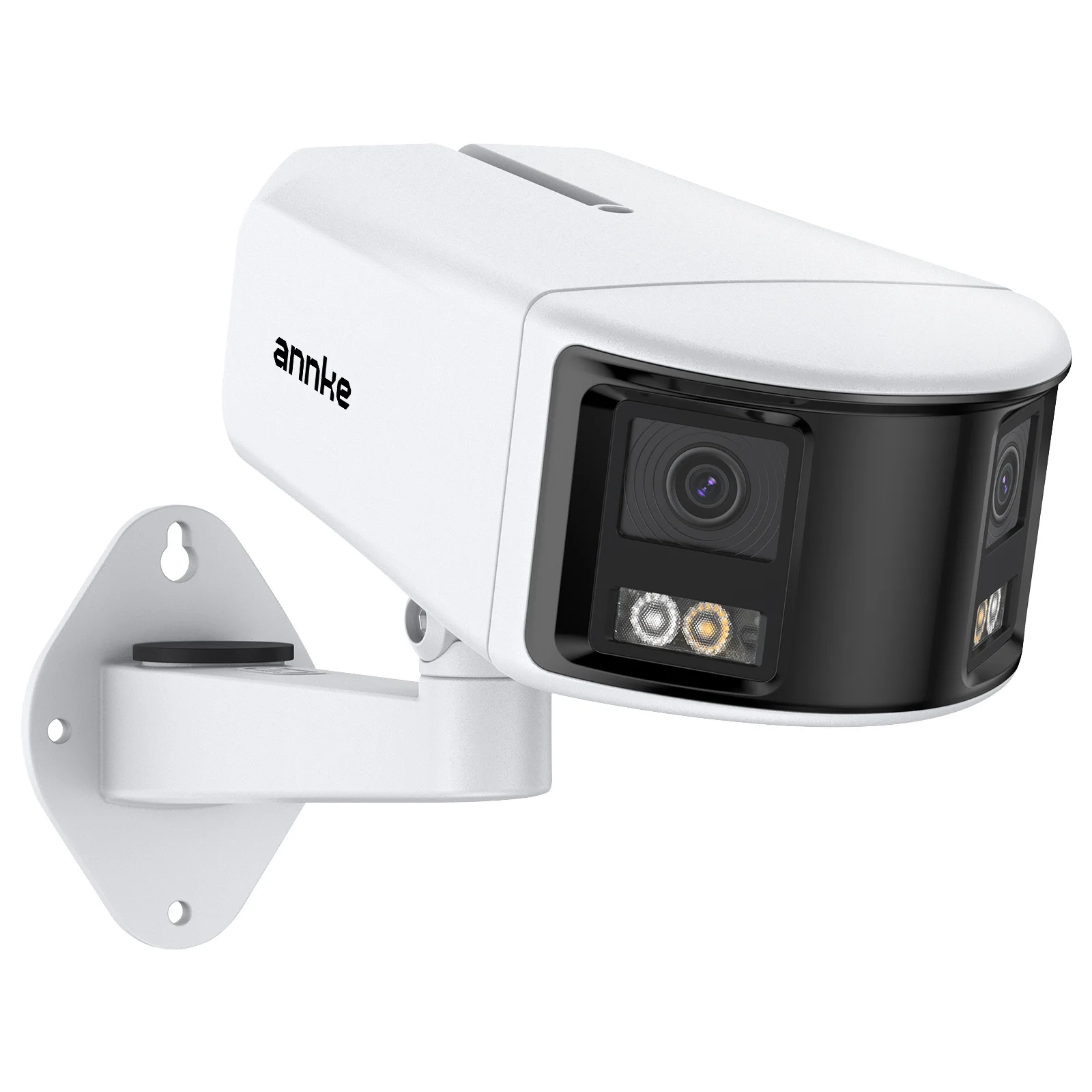 

ANNKE FCD600 6MP PoE IP Dual Lens Panoramic Network Camera 180° FoV Smart Hybrid Light AI Two Way Audio SD Card Slot CCTV Camera