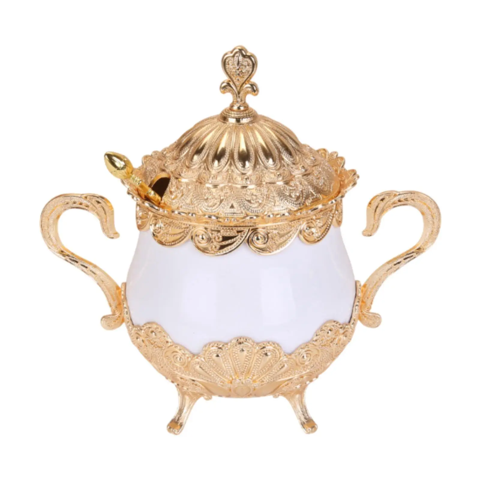 

Condiment Pot Sugar Holder and Handle, Sugar Bowl, Salt Bowl, Salt Container for Party Home Coffee Bar Accessories