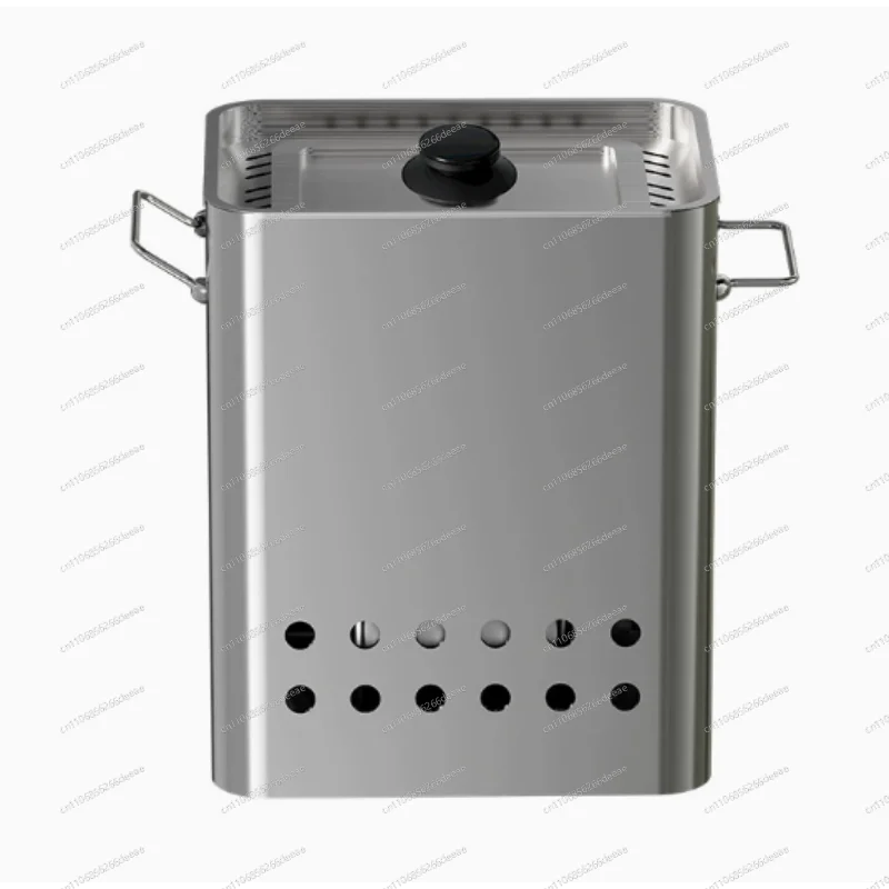 All-in-One Y-Type Smokeless Grill – Stainless Steel, Portable for Tea, BBQ & Stewing, Complete Charcoal Set for Home & Camping