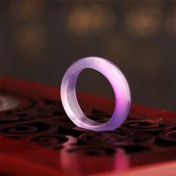 New Hot Fashion New Natural Stone Agate Rings Charms Multi-color Elegant Jewelry Party Gift for Women or Girlfriend High-Quality