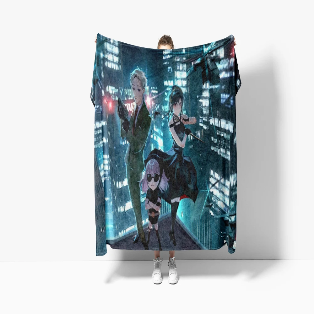 Blanket Hot Anime Flannel Blanket Gift Suitable for Home Leisure Camping Travel Multifunctional Blanket, All-Season Use