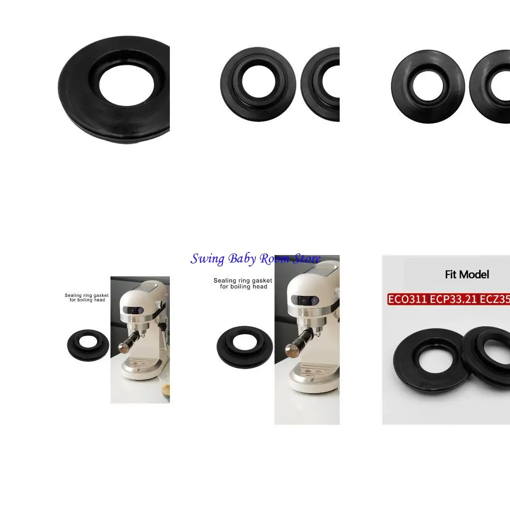 K1AD Silicone Sealing Gasket Brew Seal Heat Resistant Silicone Gasket Espresso Machine Part Suitable for Coffee Machines
