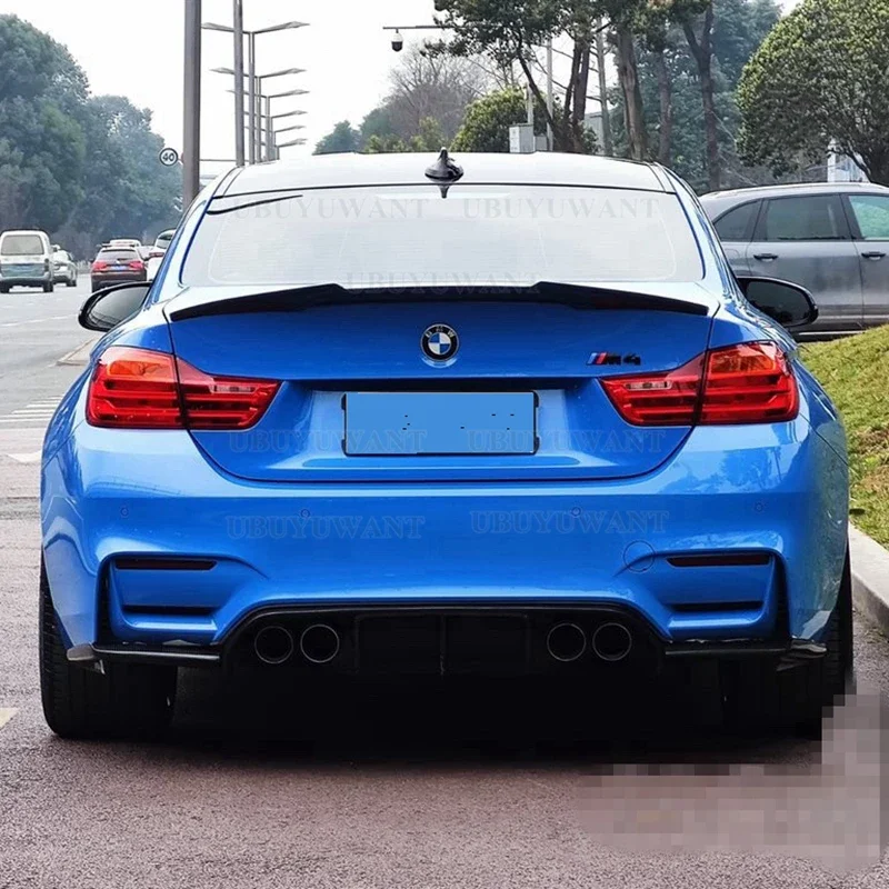 Real Carbon Fiber Rear Spoiler Trunk Lip Wing For BMW F32 4 Series 2 Door Coupe 2014 2015 2016 2017 428i 435i (Non M4)