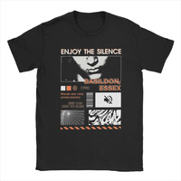 Men's Depeche Cool Mode Enjoy The Silence T Shirts Pure Cotton Clothes Casual Short Sleeve Crew Neck Tees Printed T-Shirt