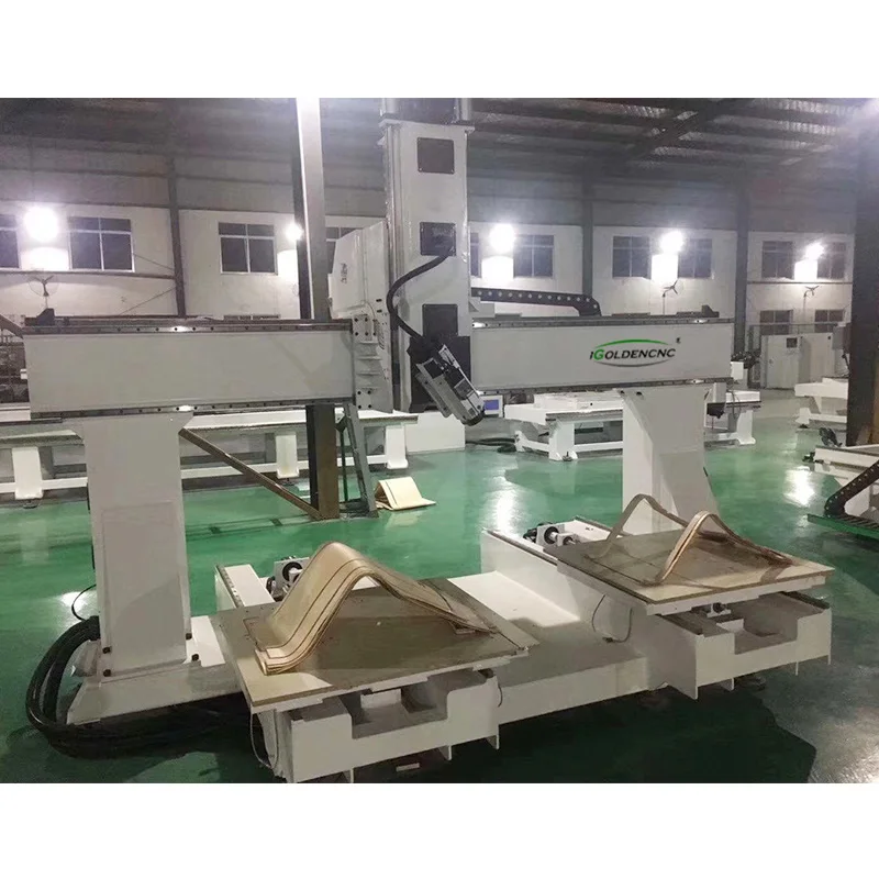 Igoldencnc 4 Axis 5 Axis Cnc Wood Working Router Machine Woodworking Wooden Chairs working Milling Machine