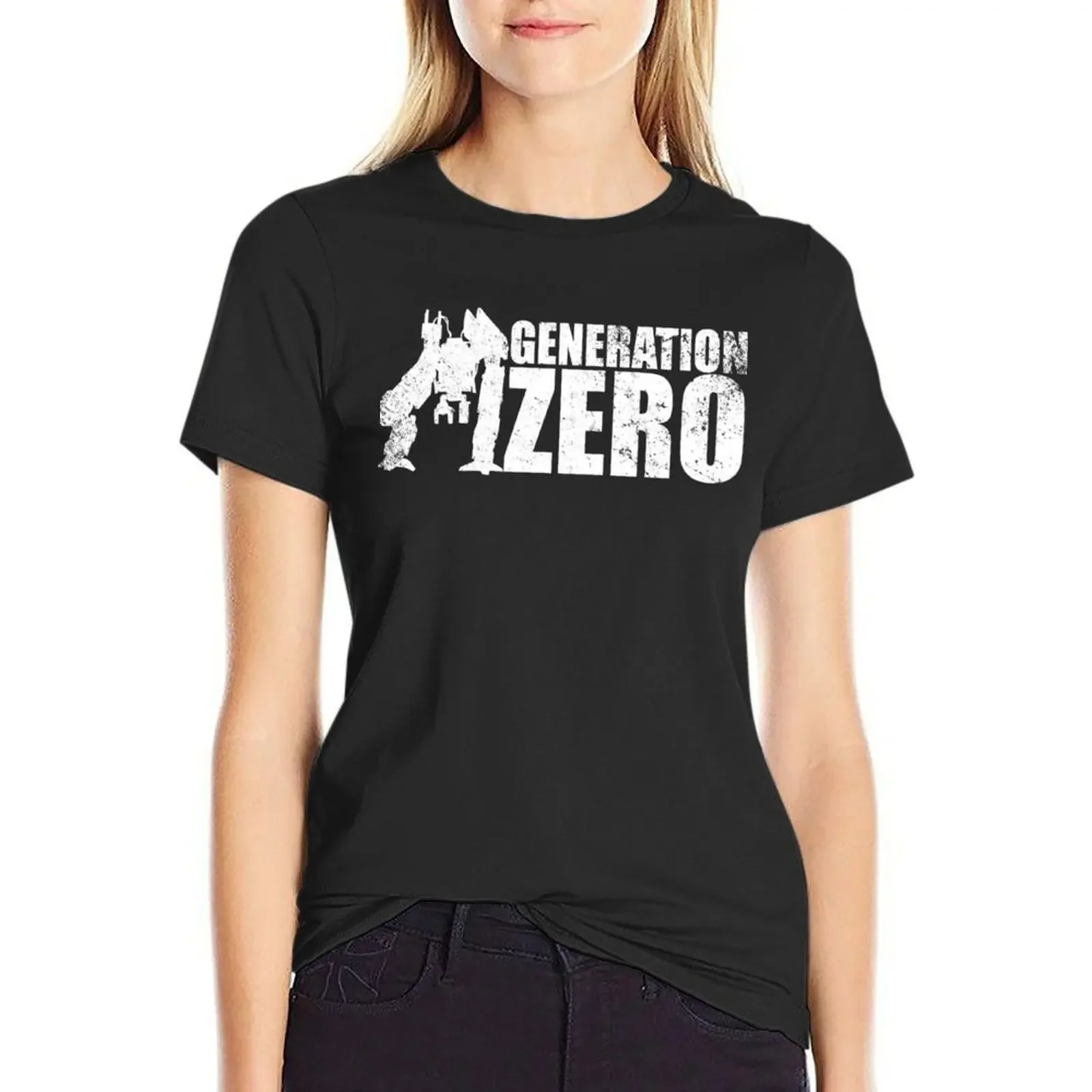 

Generation Zero Game Essential T-Shirt quick-drying Short sleeve tee sports fans anime workout t shirts for Women