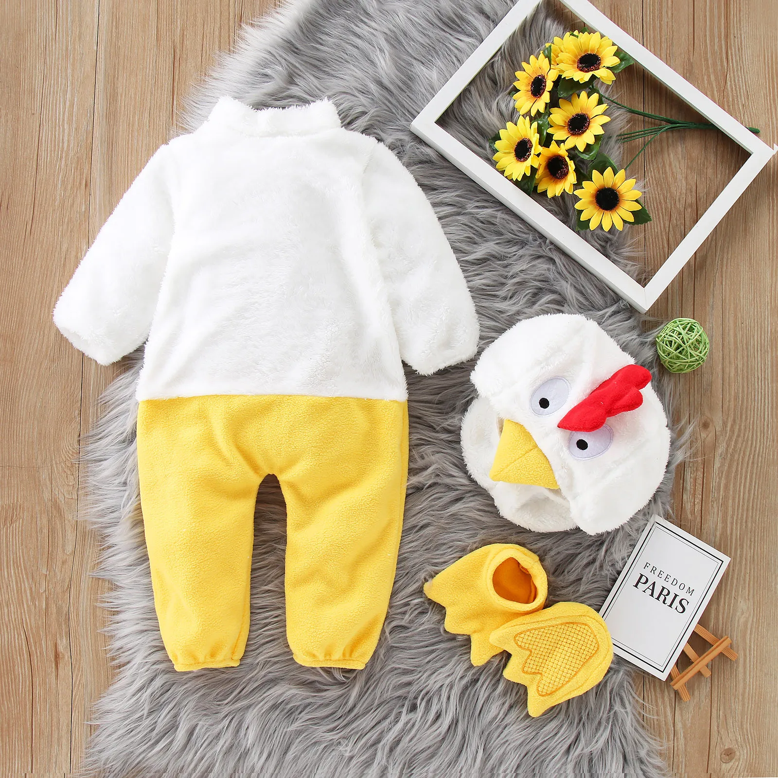 Chicken Baby Photography Suit Newborn Infant Studio Shoot Costume Outfit Party Cosplay Costume Newborn Photography Props Outfit