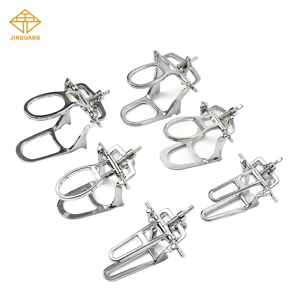 

5pcs Dental Simple Articulator Zinc Alloy S/M/L Lab Articulator Occlusion Device Frame Adjustable Dentistry Restoration Tool