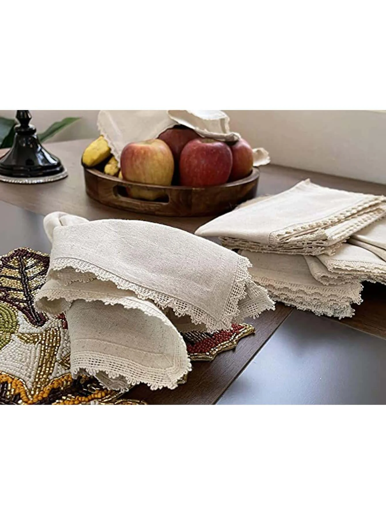 40x40cm Apricot napkin table decoration Everyday leisure items