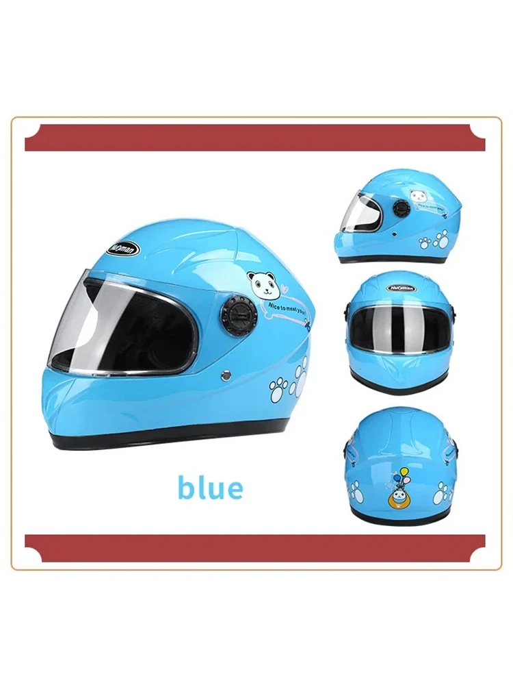 Baby Helmets Model 525 Safe Full Face Children Motorcycle Bicycle Muffler Cartoon Helmet For Kids Bike Kids