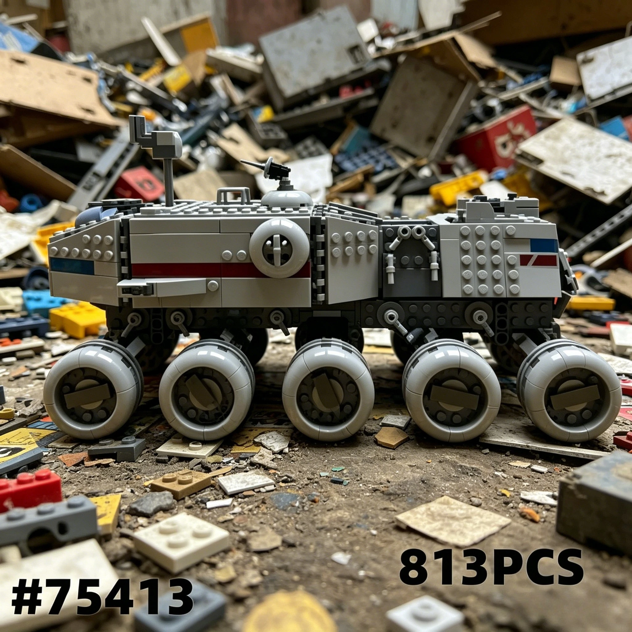 

75413 Конструктор Republic Juggernaut Collector Edition для коллекционеров, подарок на годовщину, совместим с LEGO.