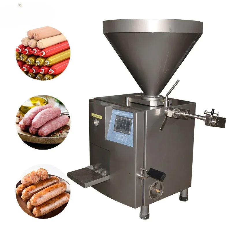 

Hand Chicken Sausage Filling Machine Electric Stuffer Stuffing Machine Hydraulic Sausage Stuffers Vertical Making Machine