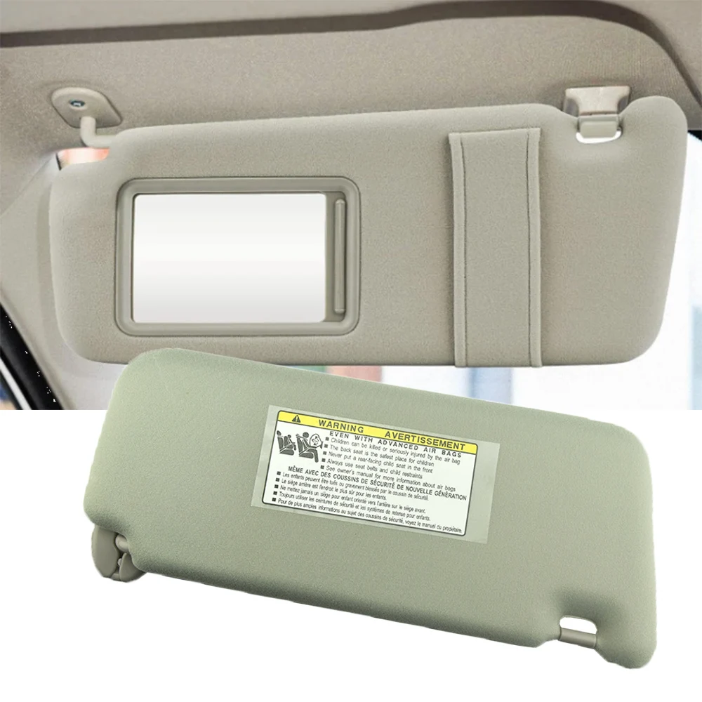 High Quality Car Sun Visor Panel With Light Makeup Mirror For Toyota Venza 2009-2016 Interior Accessories Auto Sun Shield