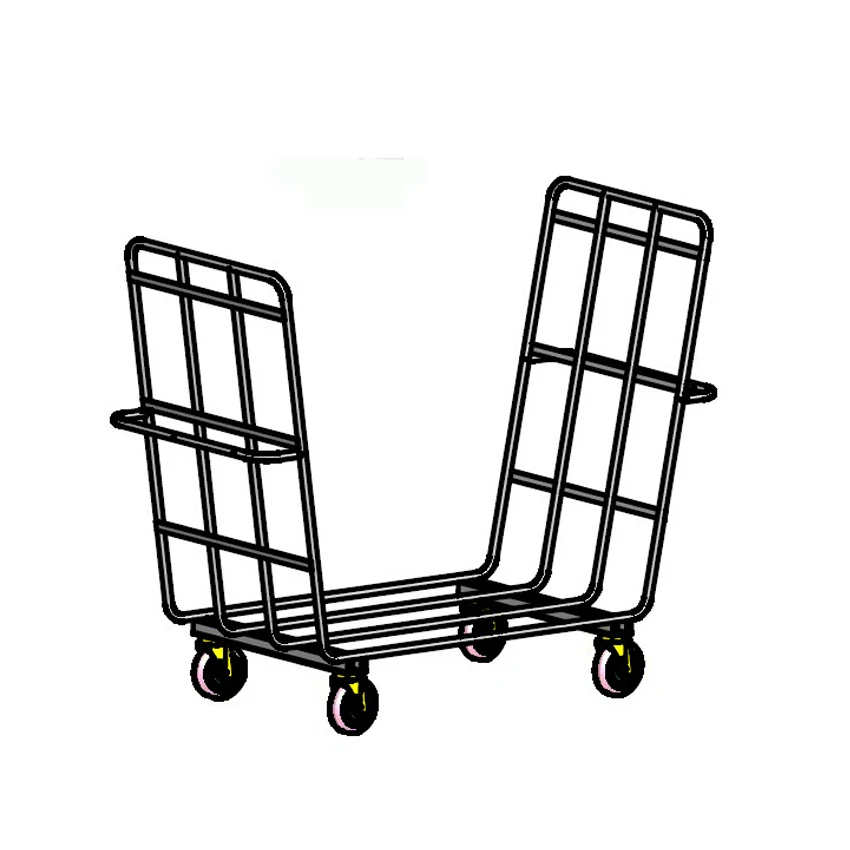 

Hand Pull Airport Baggage Passenger Trolley