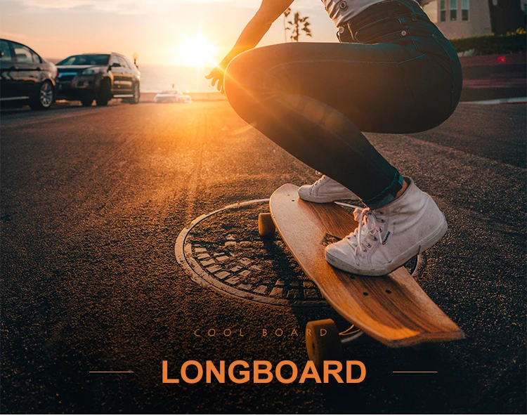 Professional 40''*9.75'' In Quality Boys And Girls 8 Ply Long Board Longboard Skateboard