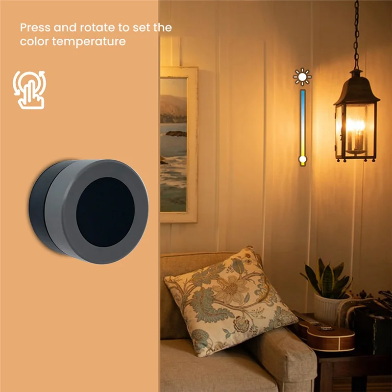 AA08-Tuya Zigbee Smart Knob Switch Wireless Scene Switch Button Controller Battery Powered Automation Scenario Smart Life App