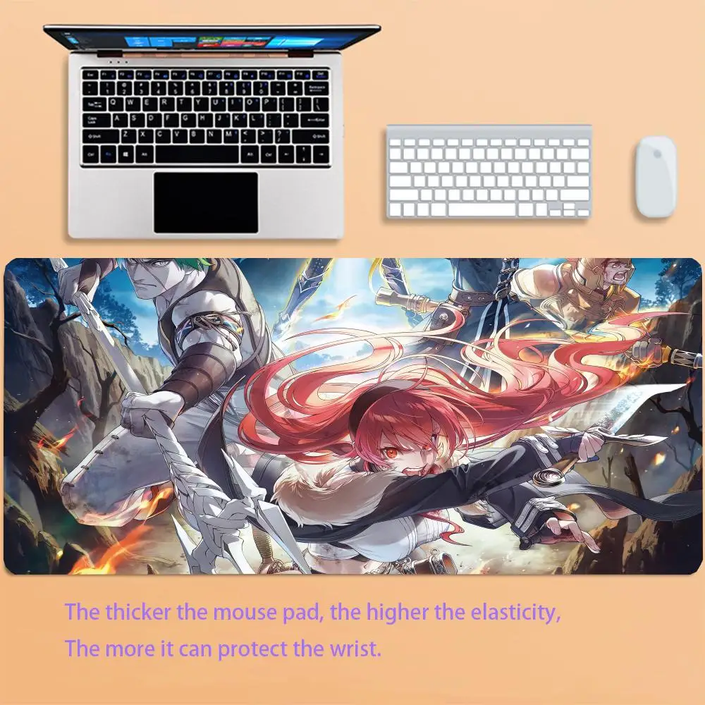 Mouse Pad Popular Anime M-Mushoku Tenseis Gaming Mouse PC Accessories Custom Made Mousepad Natural Rubber MatDesk Rug Pad900x400