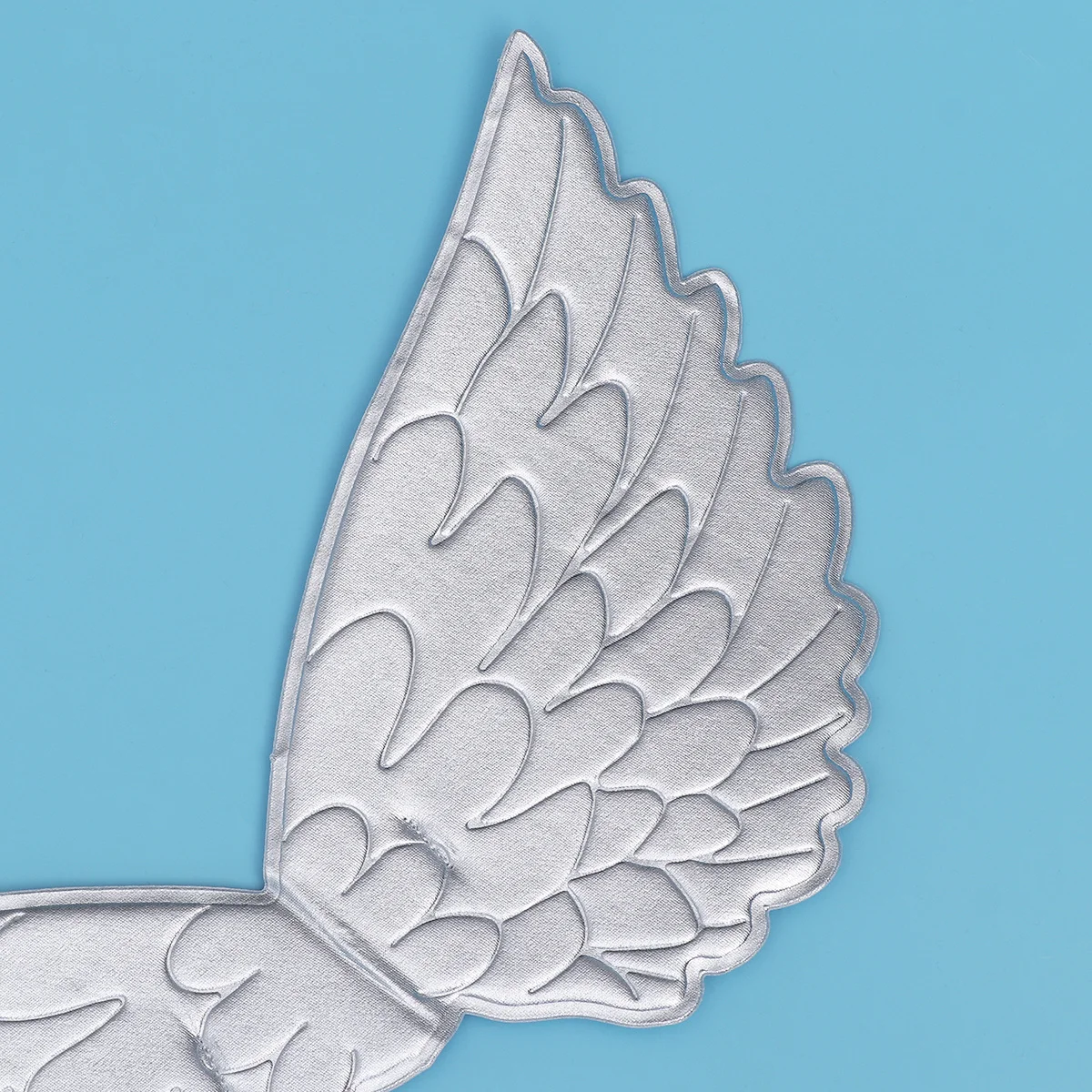 어린이 날개 코스프레 실버 소품 어린이를위한 할로윈 무대 파티 축제 요정 의상 코스프레 액세서리