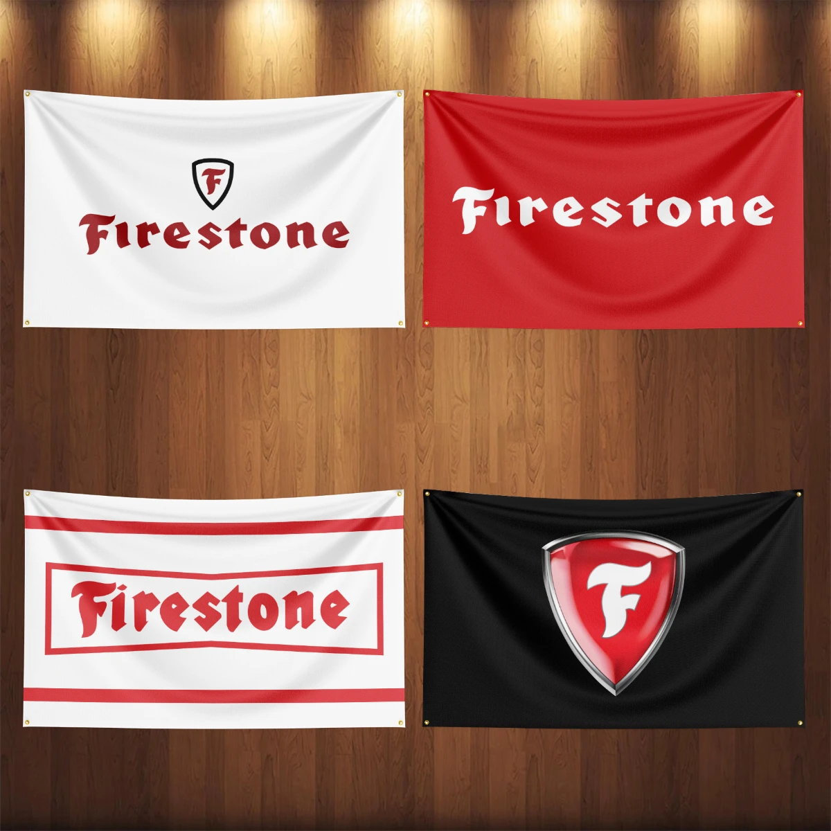 

3x5Ft Firestones Auto Parts Flag Car Truck Parts Accessories Banner Garage Outdoor Decoration Tapestry Poster