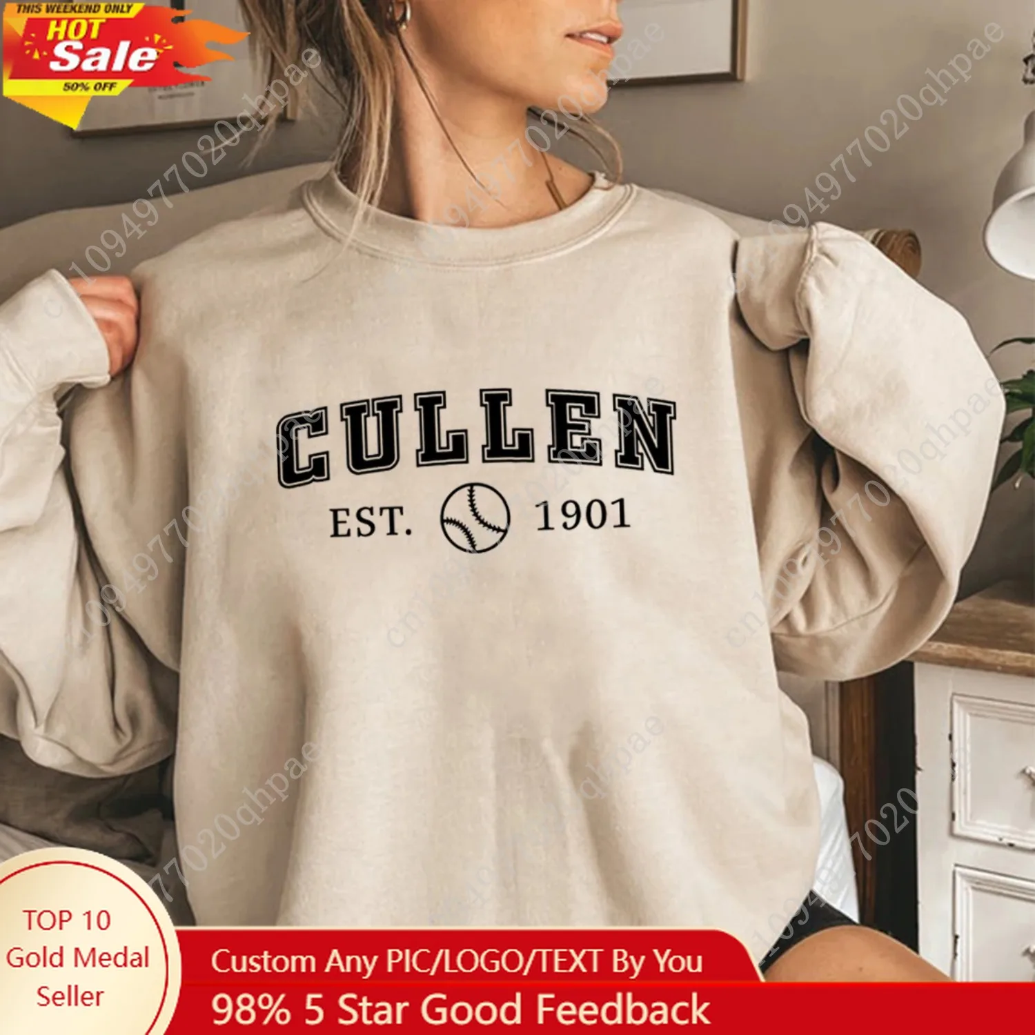 

Edward Cullen Sweatshirt Twilight Unisex Crewneck Sweatshirts Book Lover Hoodie Streetwear Women Tops Hoodies Casual Pullovers