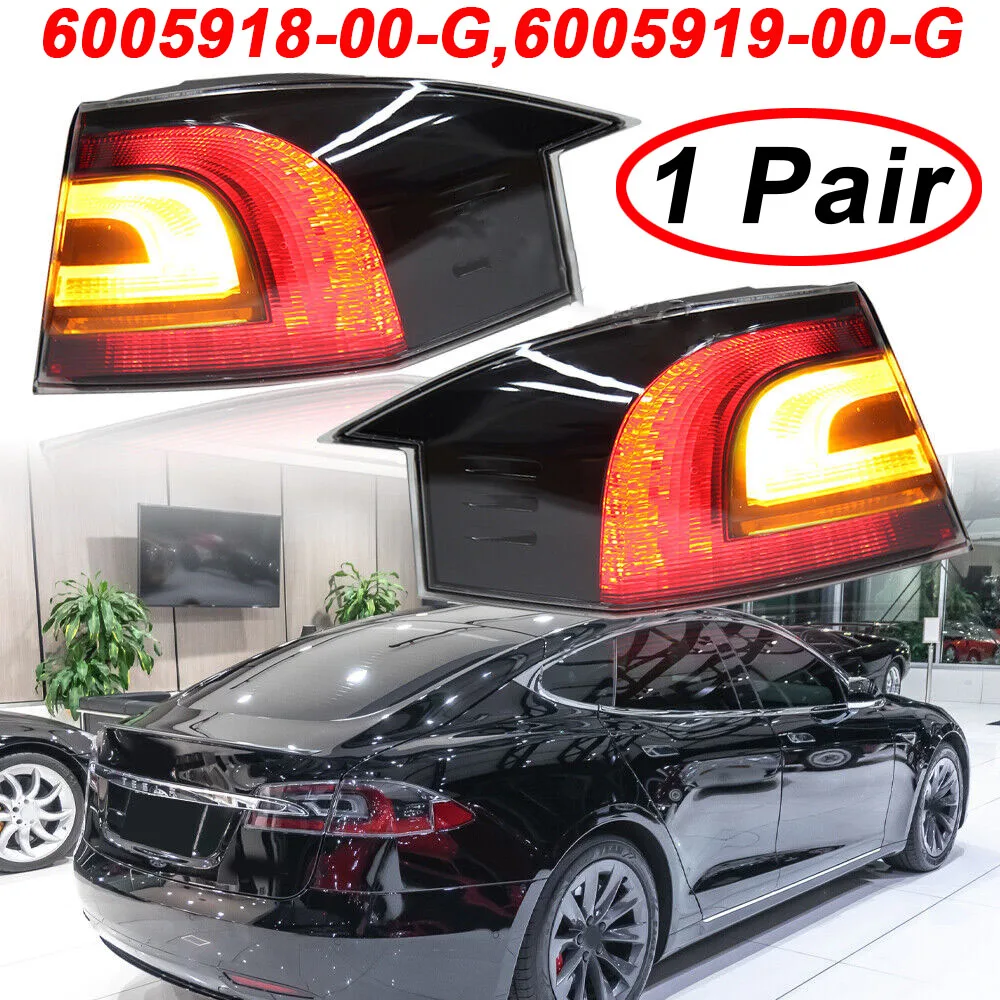 Brand New 6005918-00-G 6005919-00-G Left & Right Tail Light  Assembly Rear Brake Lamp For MODEL S 2016-2021 Brand New