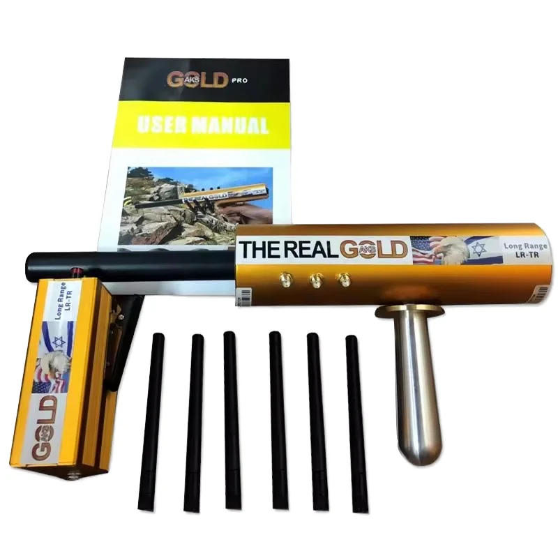 AKS 6 Long Range 800M Metal Detector with 10M Depth IP55 Rated Detects Gold Silver Copper & Precious Stones