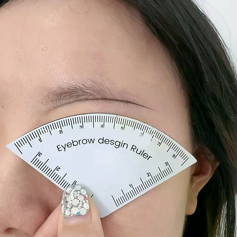 

Fast Drawing Eyebrow Design Ruler Microblading Mapping Tool Shaping Permanent Makeup Drawing Guide Ruler Tattoo Supplies Reuse