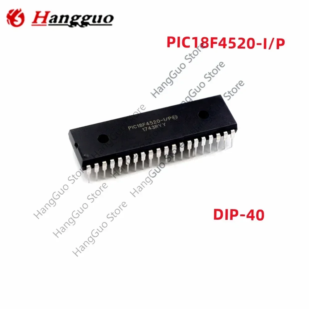 1PCS/Lot  Brand new original   PIC18F4520-I/P 18F4520-I 18F4520 DIP-40 IC microcontroller chip