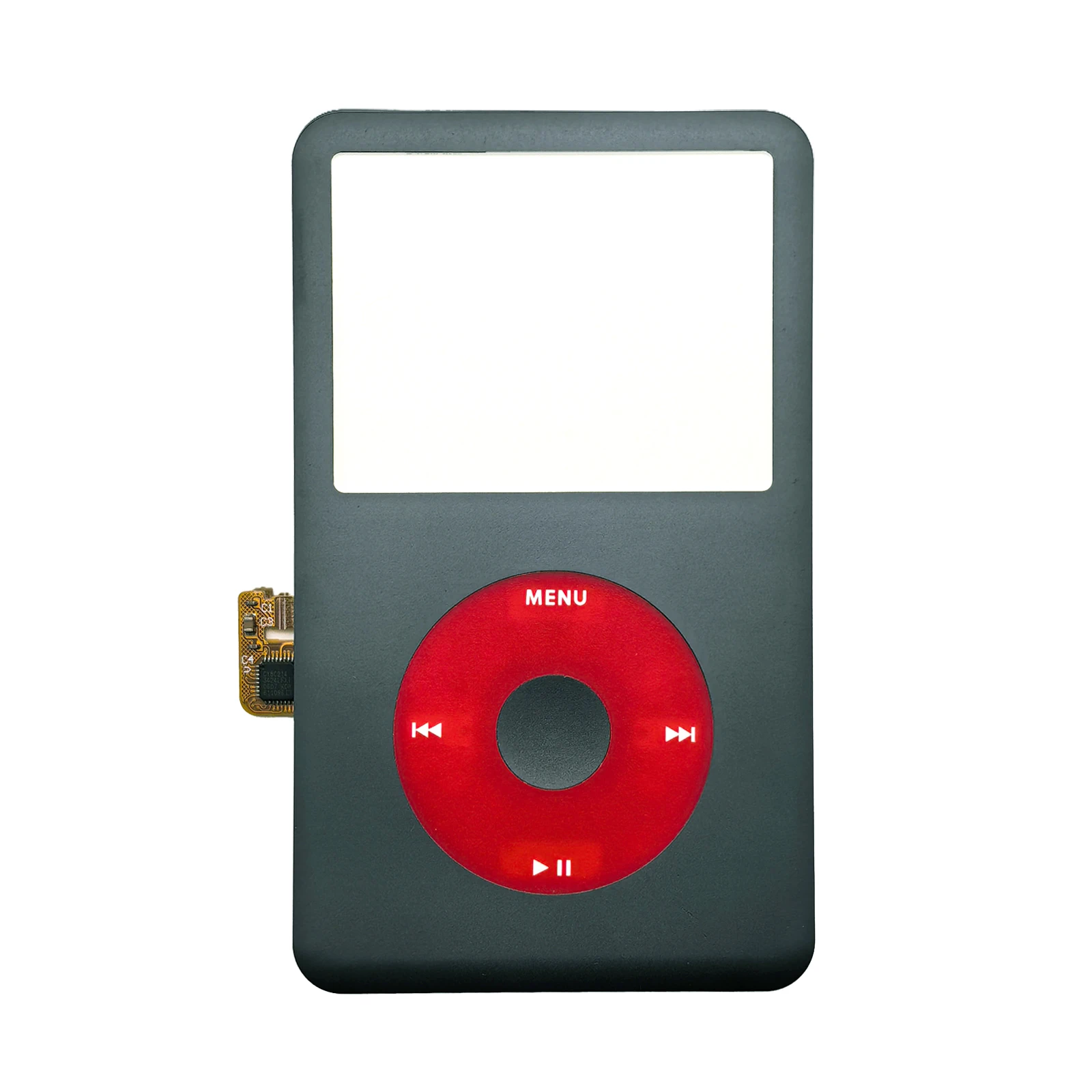 iPod Classic 6e 7e generatie voorkant frontplaat metaal met klikwiel middenknop vervangende reparatieonderdelen gereedschapsset - afbeelding 1