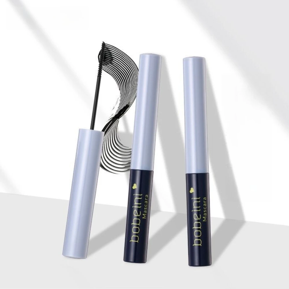 Rímel preto 4d, espessamento, alongamento, ondulação, rímel de fibra líquida à prova d'água, maquiagem feminina, rímel cosmético à prova d'água