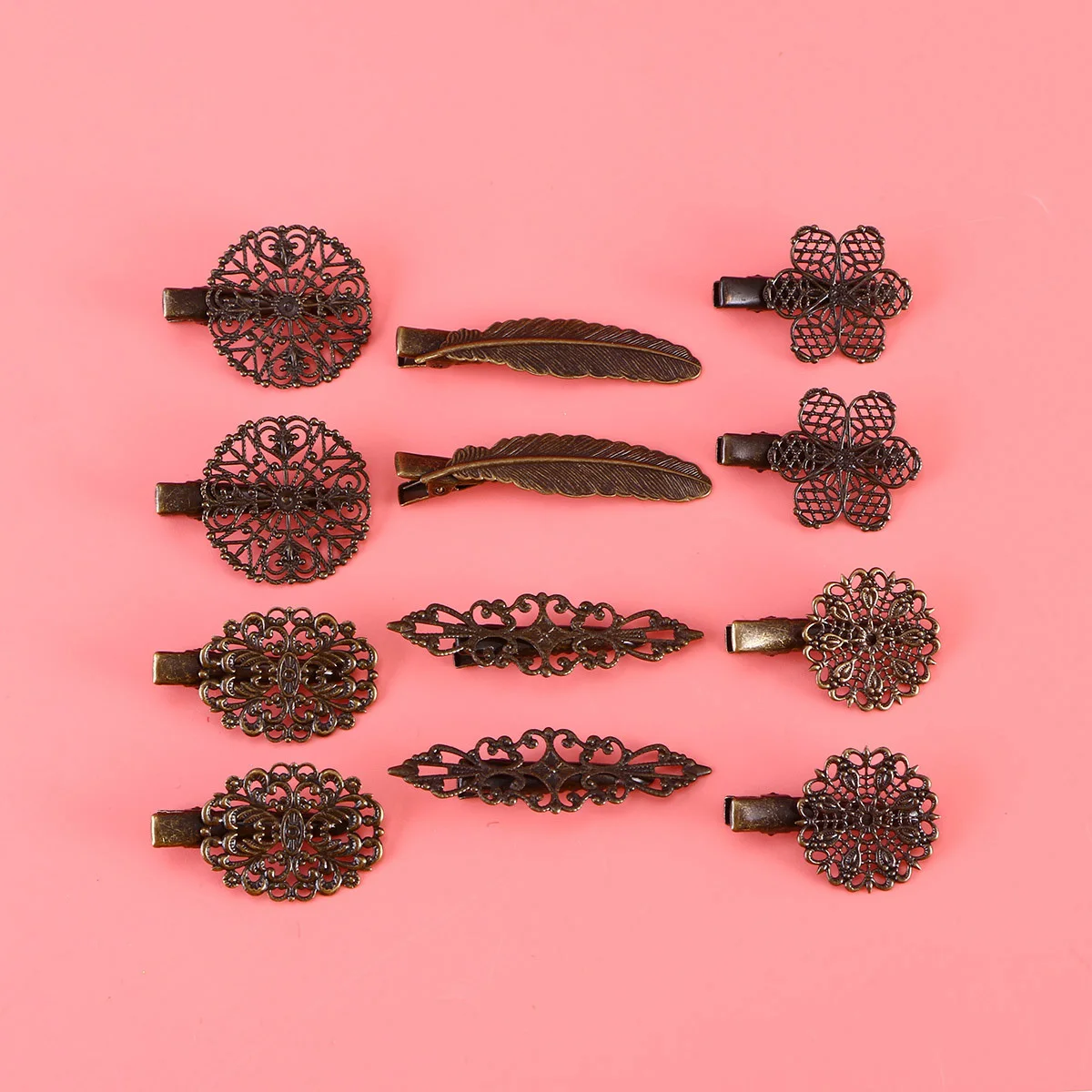 

12 Pcs Vintage Hairpin Hairpins for Clips Accessories European and American Ladies