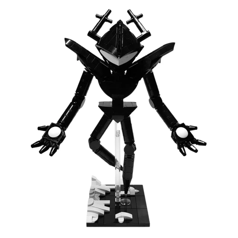 

MOC Популярная игра Deltarune The Roaring Knight, кирпичи, модель ревущего рыцаря, строительные блоки, сборные игрушки, подарки на день рождения для детей