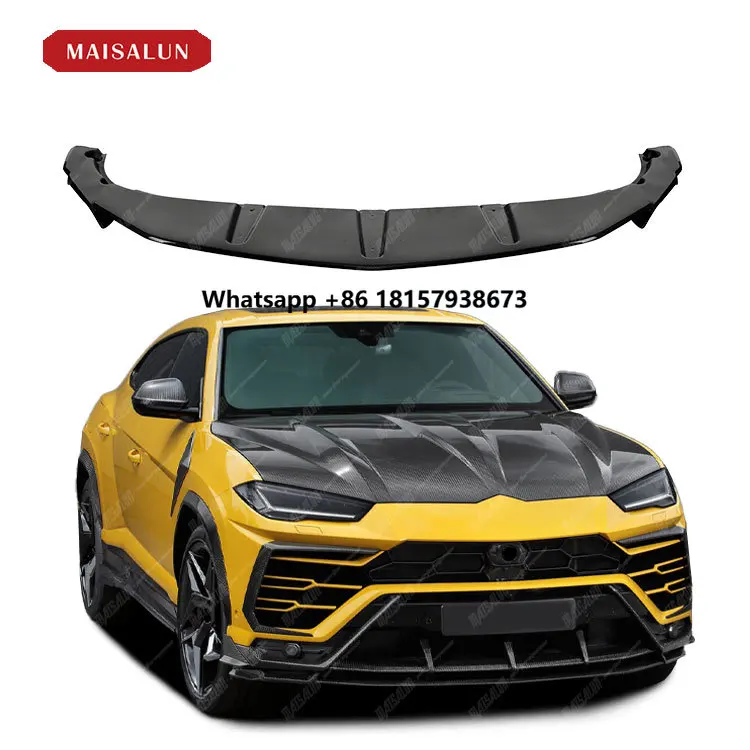 

Carbon Fiber T Style Lower Front Lip for Lamborghini Urus Body Kit Auto Parts for Car Upgrading